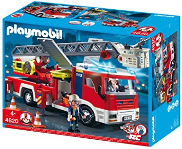 Amazon playmobil feuerwehr-leiterfahrzeug