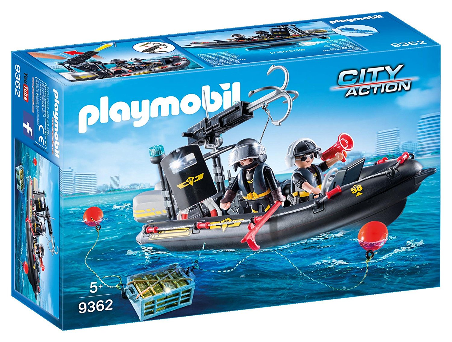 Playmobil city action boat