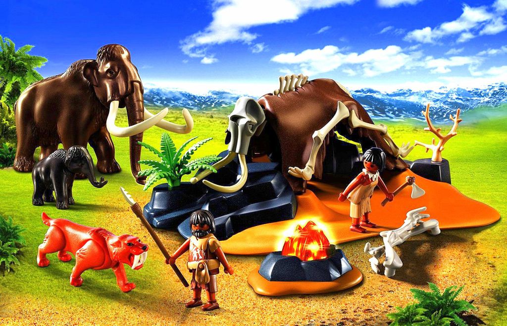 Playmobil 5100 stone age cave with mammoth