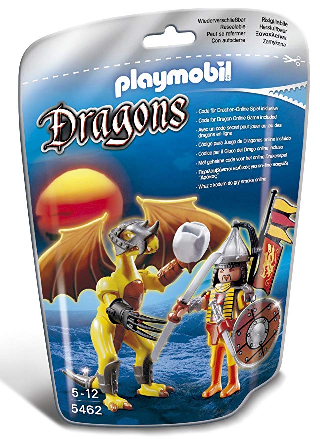 Playmobil avec un dragon