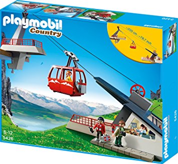 Playmobil country seilbahn mit bergstation 5426