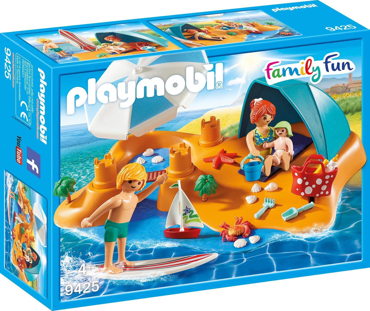 Playmobil à la plage en français youtube