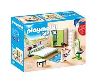 Playmobil chambre avec espace maquillage