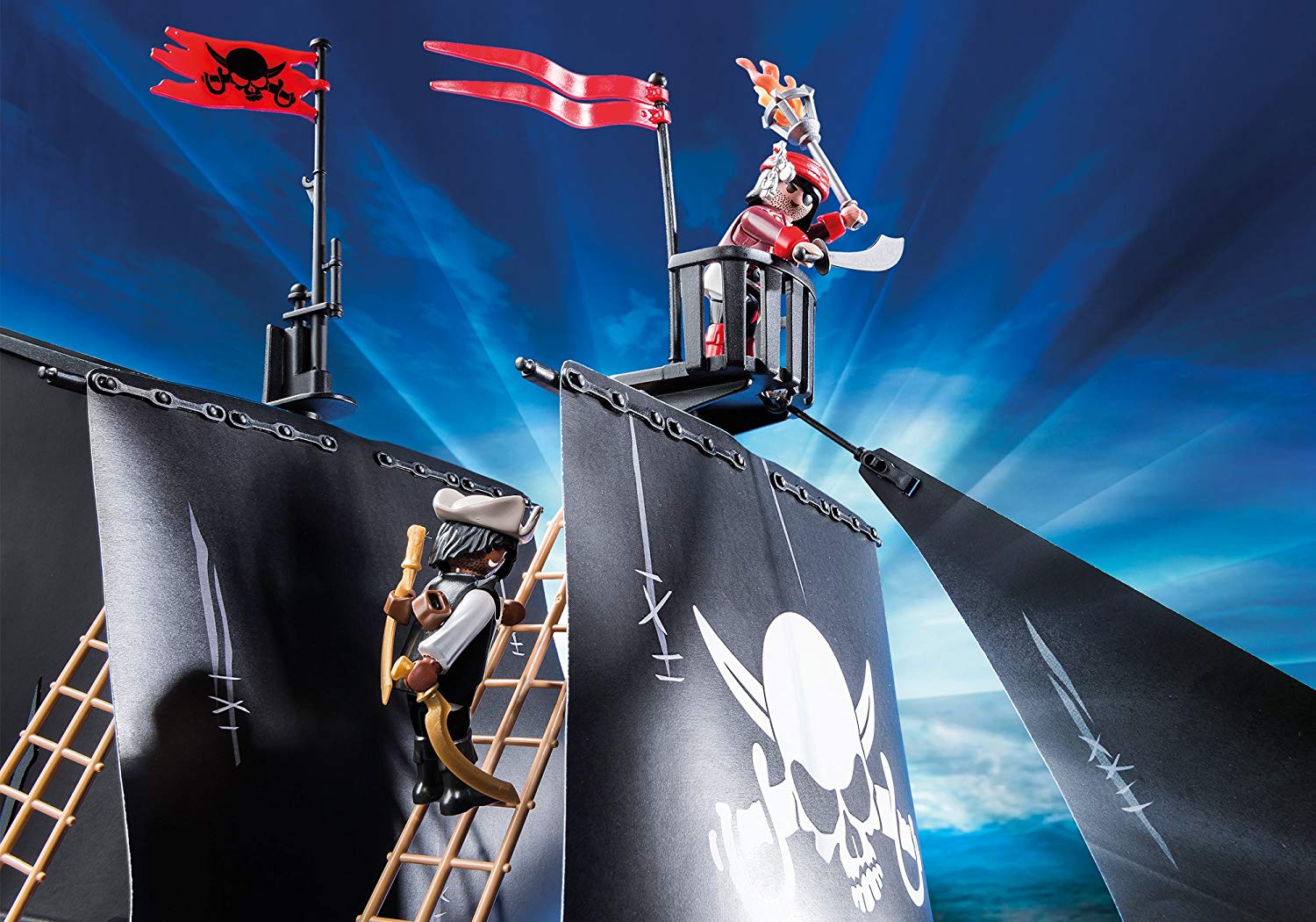 Playmobil pirate raiders ship building set