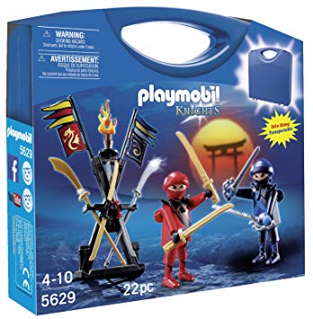 Playmobil dragon knights carry case