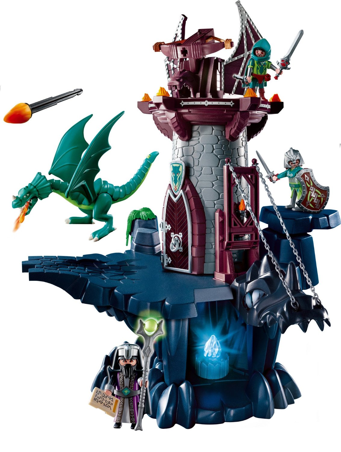 Playmobil dragon vert