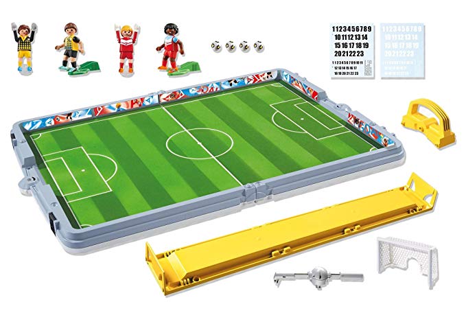 Terrain de foot playmobil king jouet