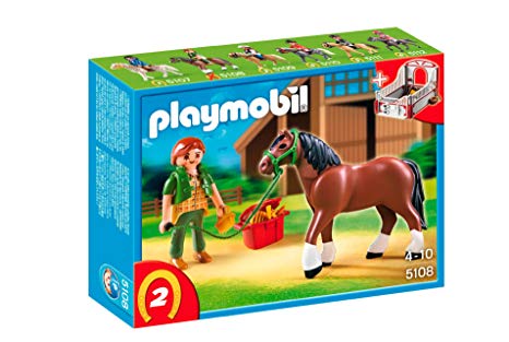 Playmobil country horse grooming