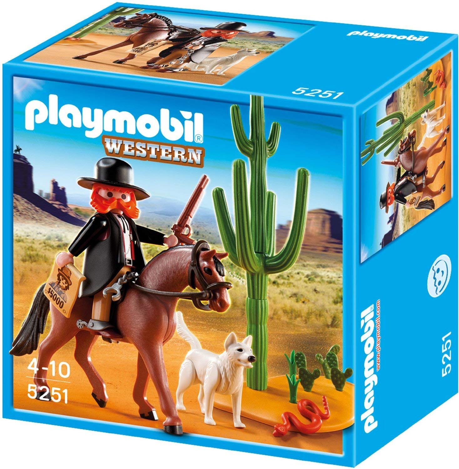 Playmobil cheval cowboy