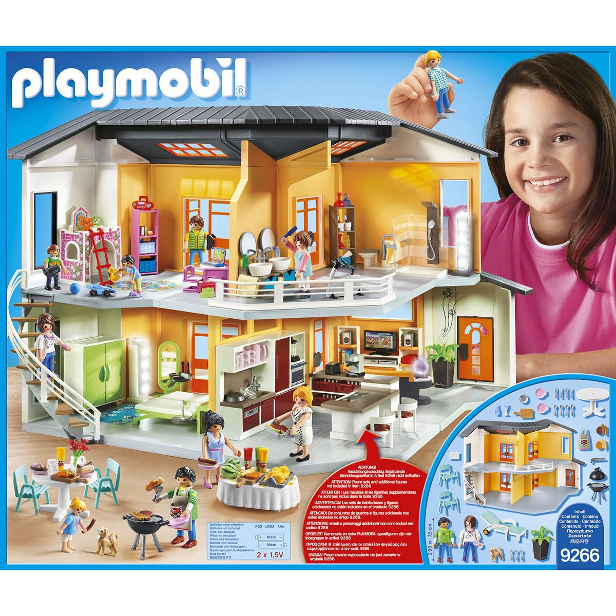 Playmobil vidéo maison moderne