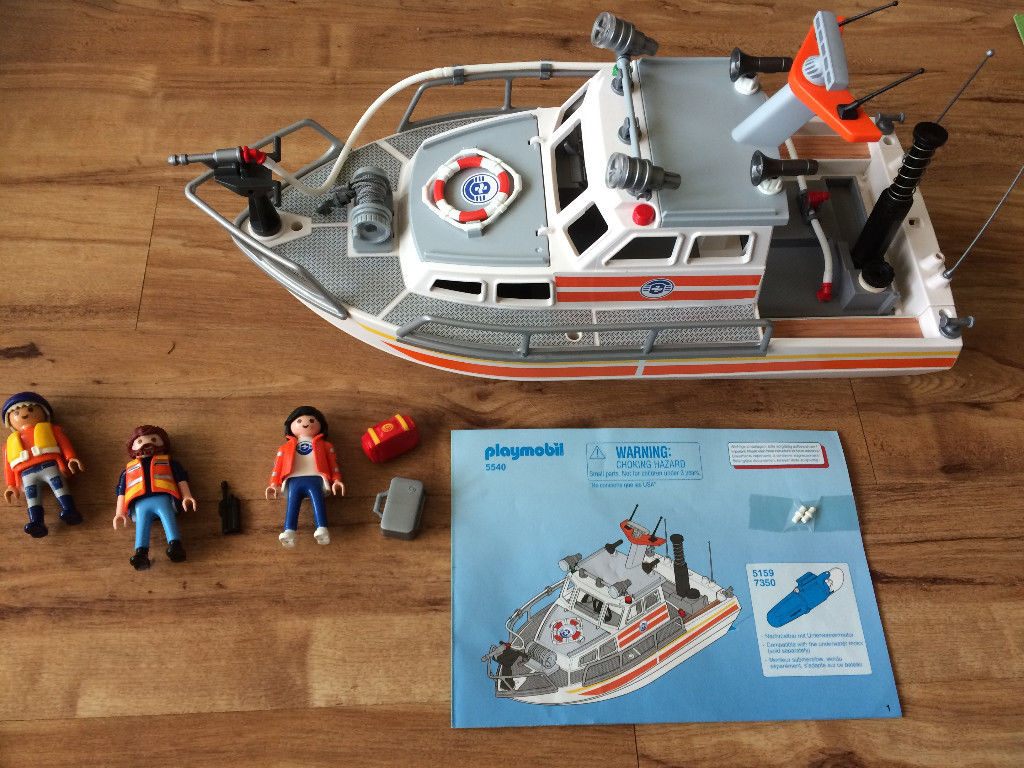 Playmobil city action rescue boat