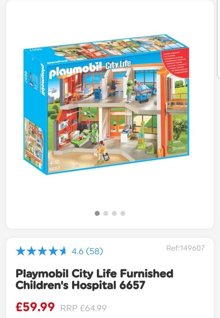 Playmobil city life hôpital 6657