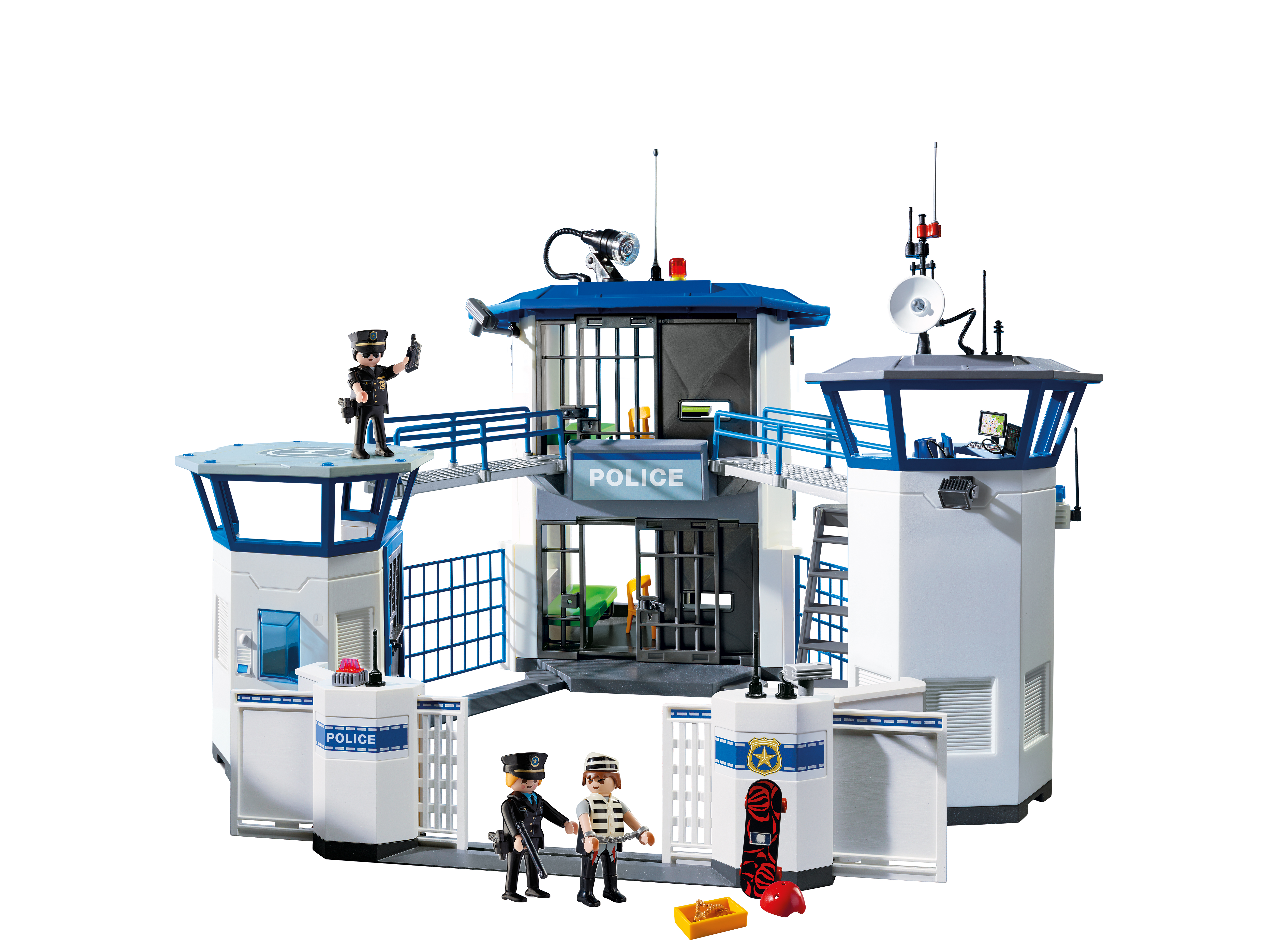 Playmobil city action police headquarters with prison