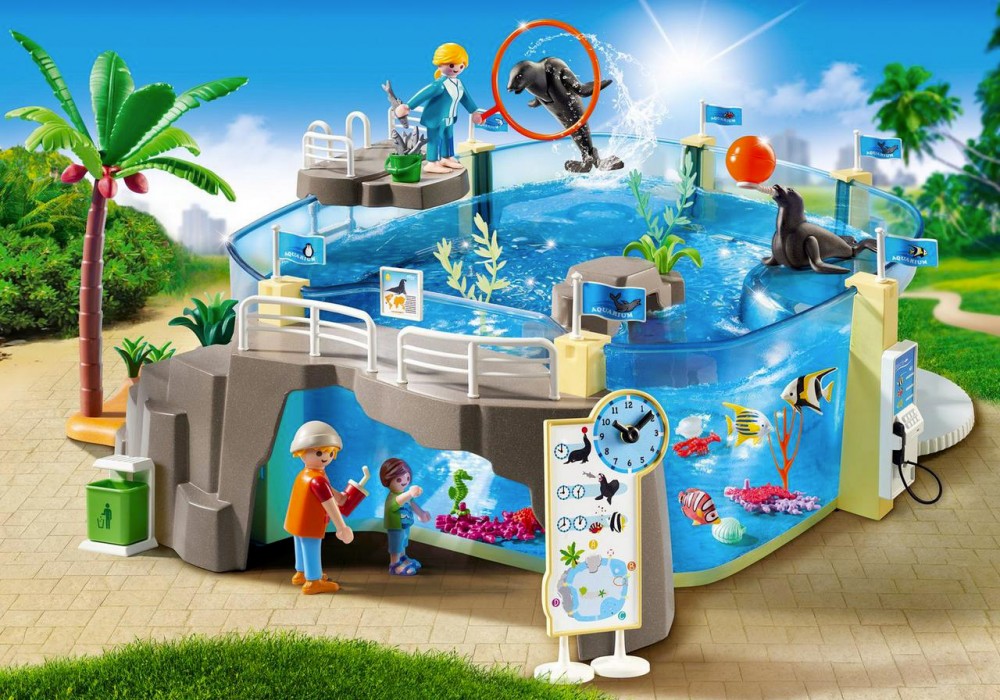 Playmobil aquarium marin auchan