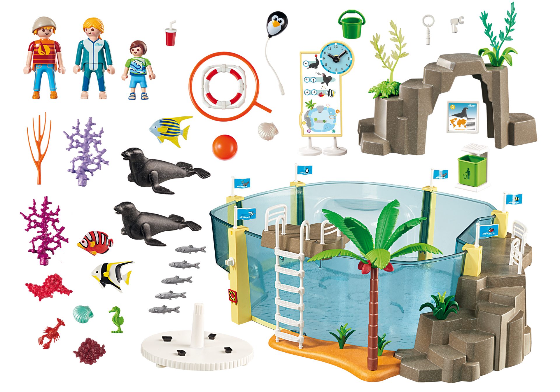 Playmobil aquarium family