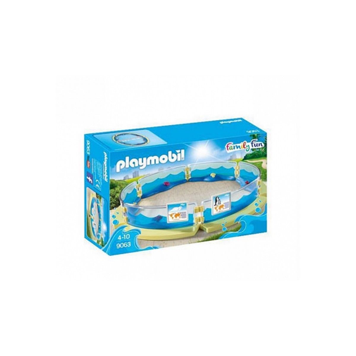 Playmobil - parc d'animaux et famille