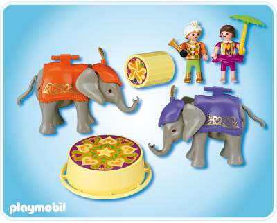 Playmobil avec elephant