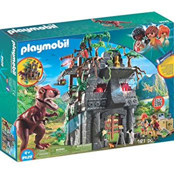 Playmobil explorers hidden temple with t-rex