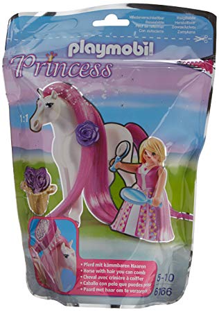 Playmobil cheval rose