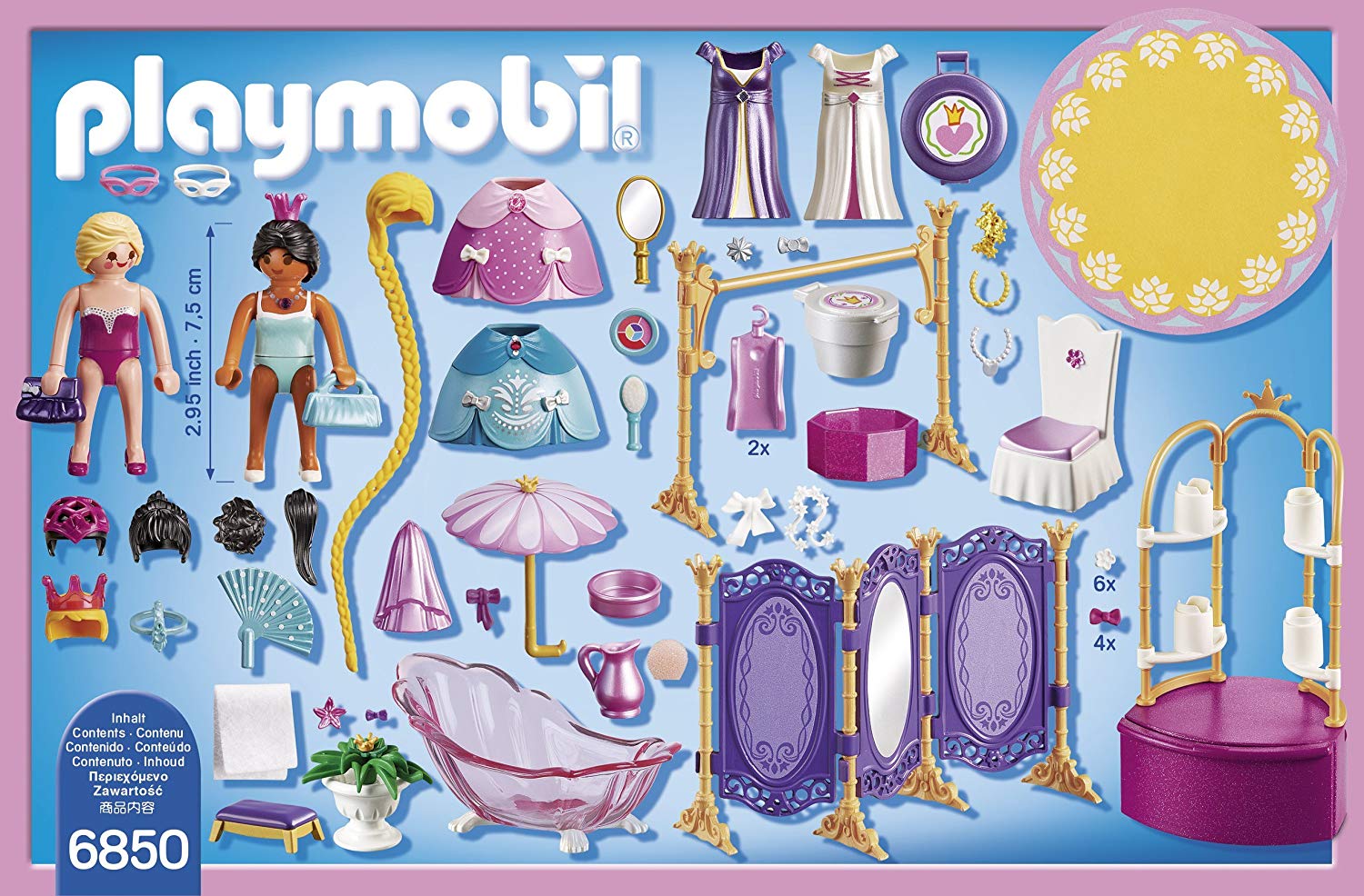 Playmobil princesse longue tresse