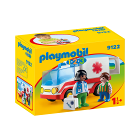Playmobil 123 racing car transporter