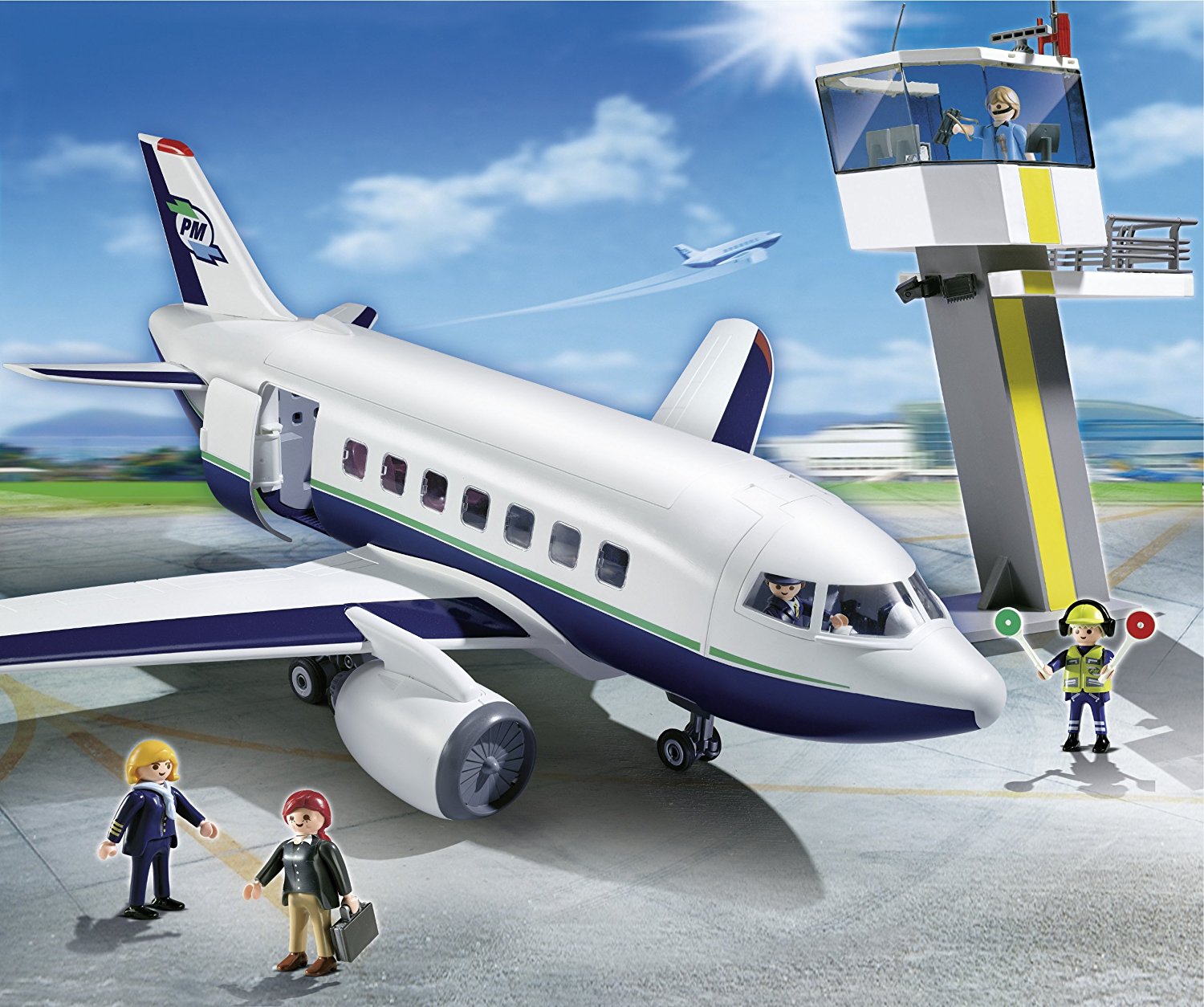 Playmobil avion pas cher