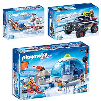 Playmobil action chien de traineau