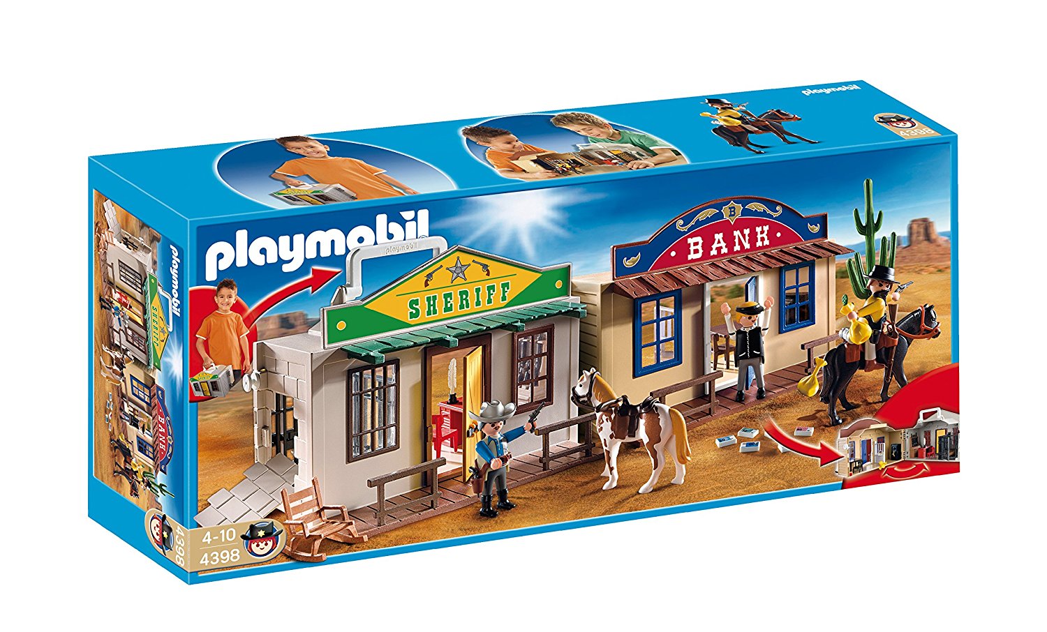 Malette playmobil cowboy