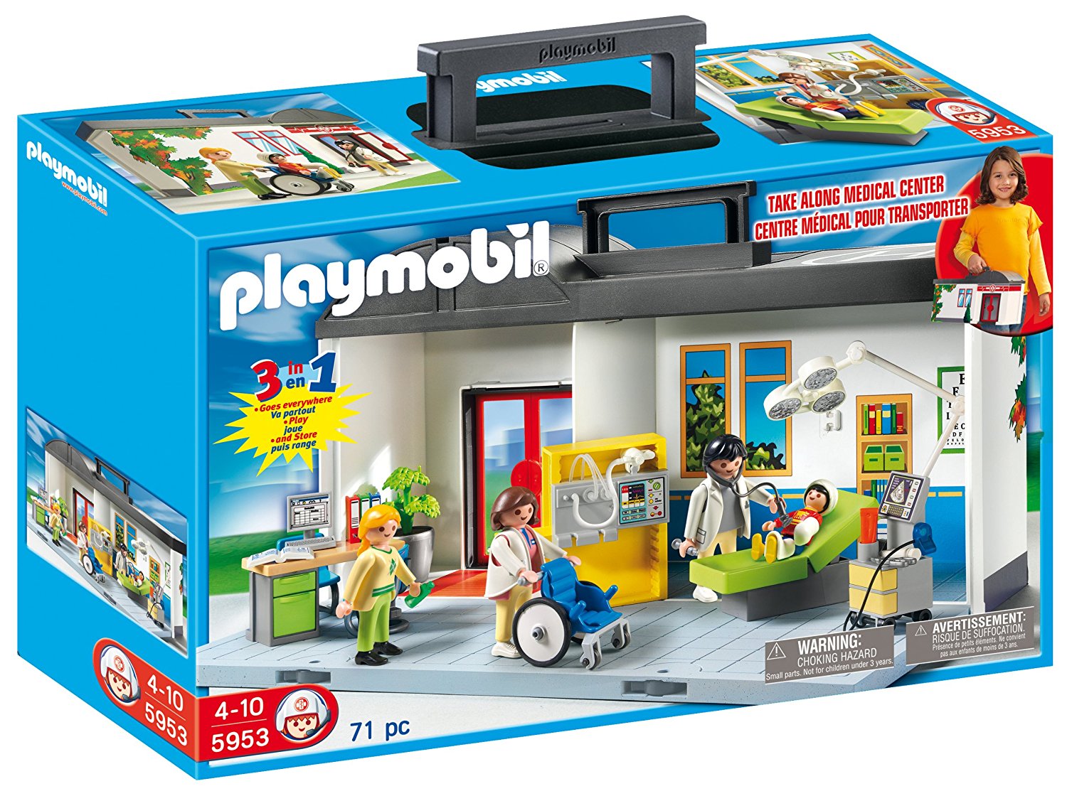Playmobil ambulance hopital