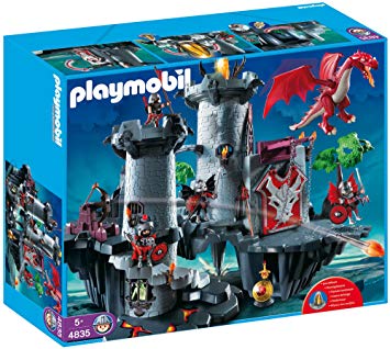 Playmobil dragon rouge et noir