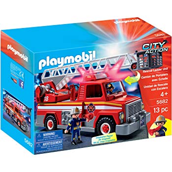 Playmobil city action flatbed workman's truck