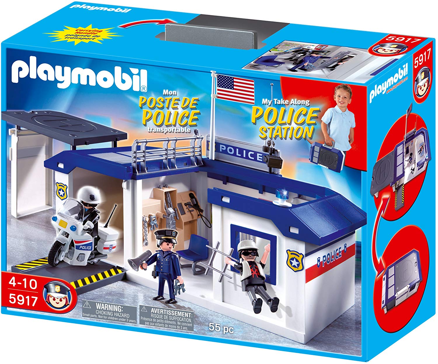 Playmobil 5917 bureau de police transportable