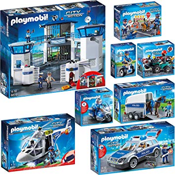 Playmobil 6872 commissariat de police avec prison