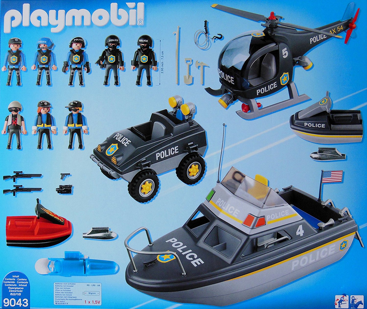 Playmobil bateau police