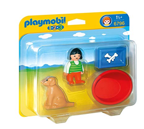 Playmobil fille avec chien