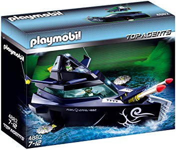 Playmobil bateau top agent