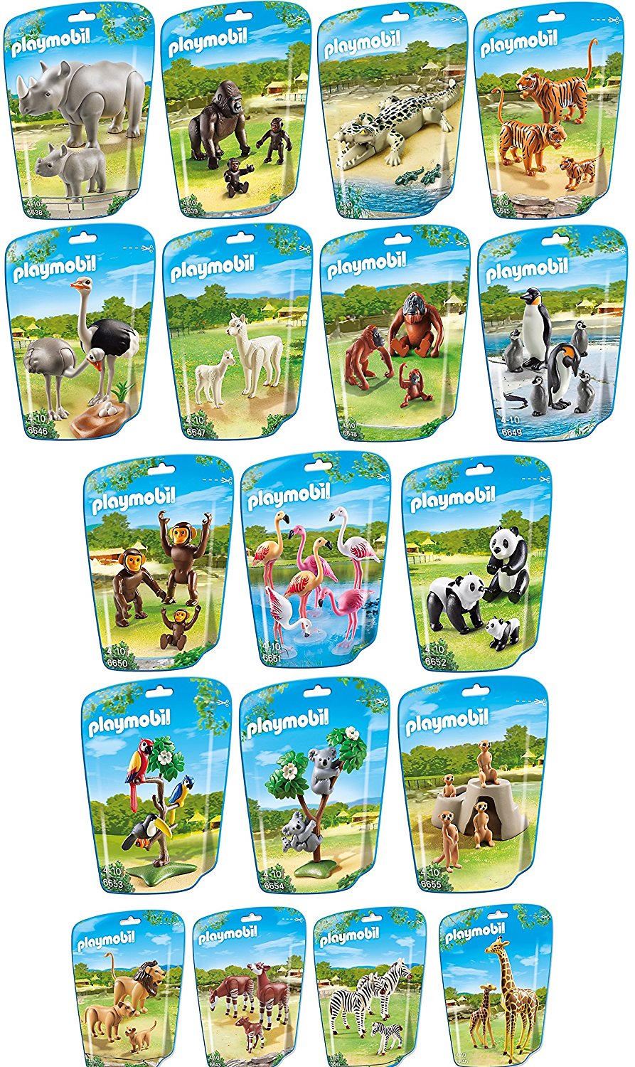 Playmobil city life zoo set
