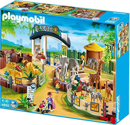 Playmobil city life toy wild animals large zoo