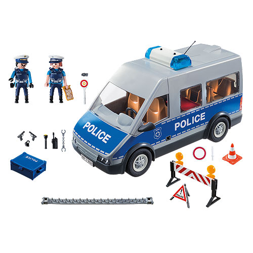 Playmobil city action police van with lights and sound