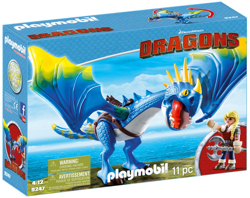 Playmobil dragon krokmou pas cher