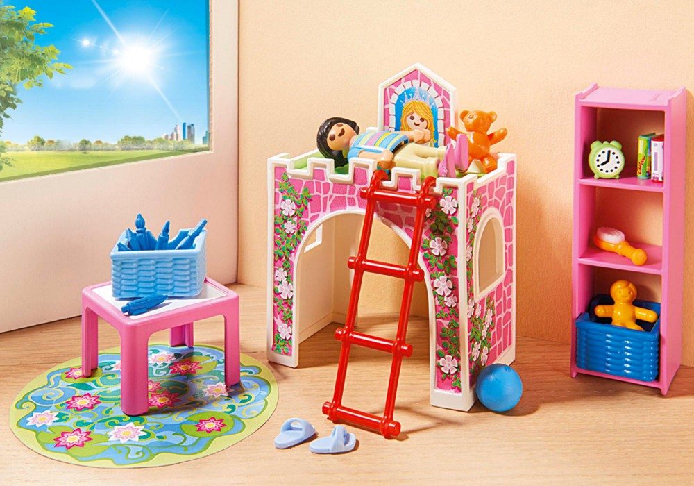 Playmobil chambre avec lit rond