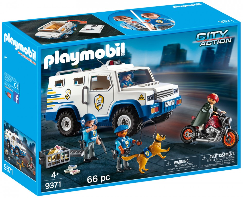 Playmobil city action fourgon police