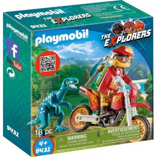 Playmobil dinos onderzoeker met dino's 9231