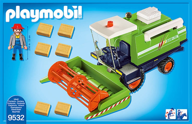 Playmobil ferme moissonneuse
