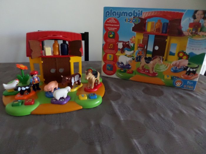 Ferme interactive playmobil 1 2 3