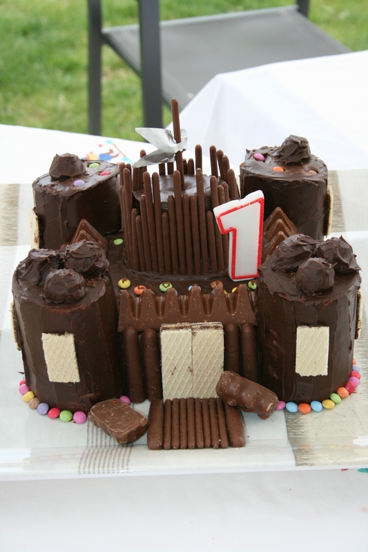 Gateau chateau fort playmobil