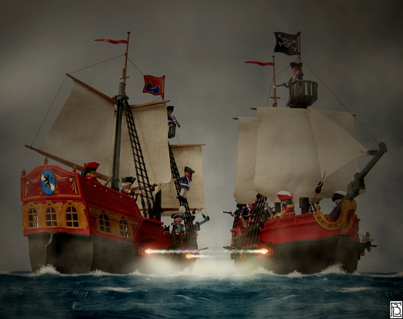Bateau pirate playmobil ancien modele