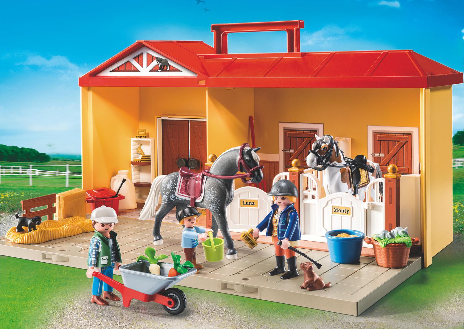 Playmobil coffre ecurie 5348