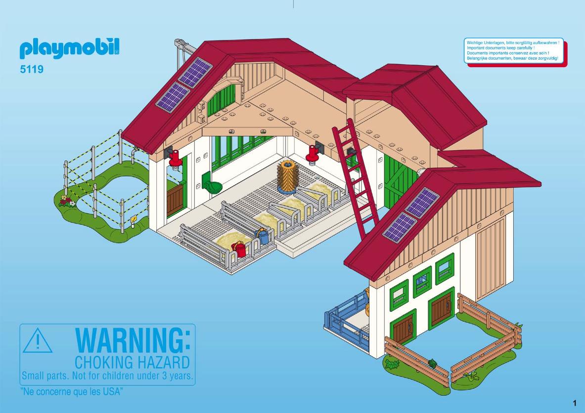 Playmobil centre équestre notice
