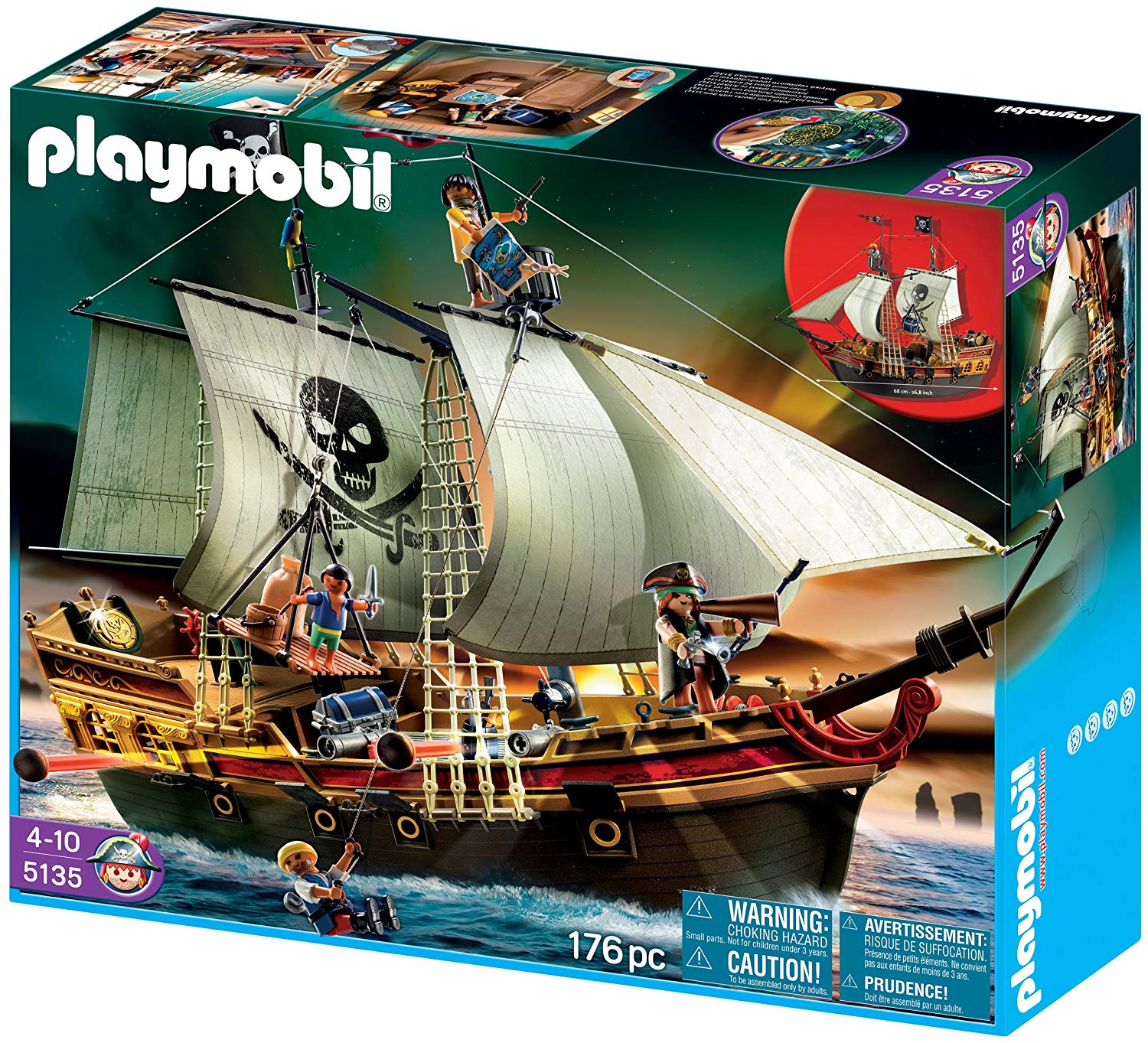 Notice bateau pirate playmobil 5238